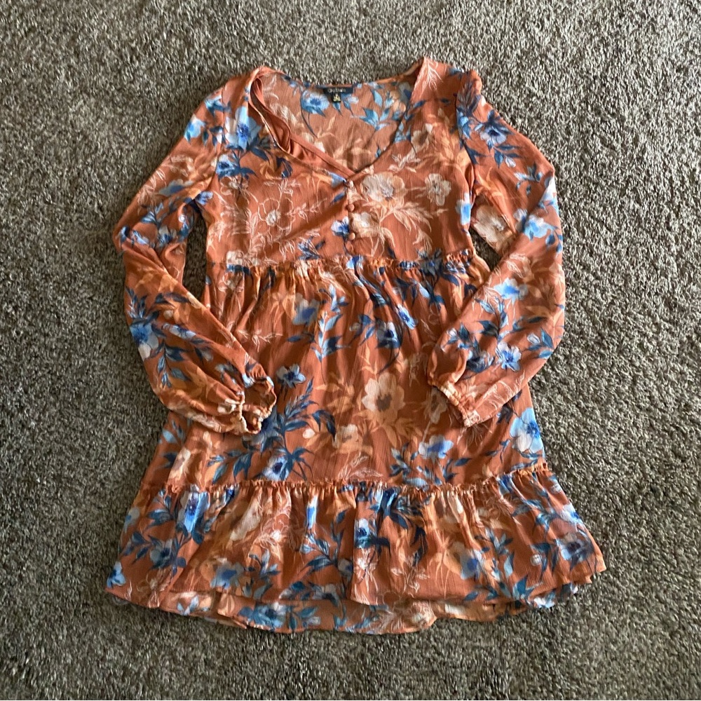 Coastal Floral Dress
